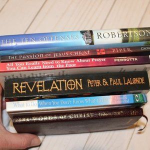 Lot of Religious Books Bible God - 6 pc - Christ Revelation Bundle Lot